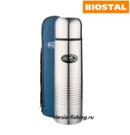 Термос Biostal NB-500В (0,5 л) в чехле, стальной    