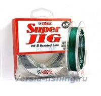 Шнур плетеный Fanatik Super Jig PE X8 100m #1,0 0,16mm/10kg Green     
