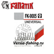 Крючок одинарный Fanatik FK-9005 Uneversal 4, 8 шт/уп