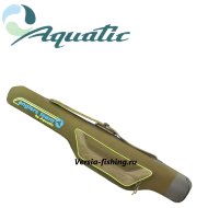 Чехол Aquatic для фидерных удилищ жёсткий Ч-36Х, 150см (хаки)  