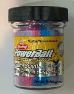 Паста форелевая Berkley Powerbait Natural Scent Glitter Trout Bait (50гр) Garlic Captain America