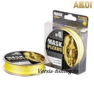 Плетёный шнур Akkoi Mask Plexus X4 125м 0,12мм/4,54кг Yellow  