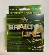 Плетеный шнур Kaida Braid Line 0,12мм/135м  