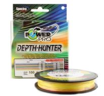 Плетеный шнур Power Pro Depth Hunter Multicolor 100m 0,15mm/9,0kg