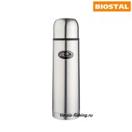 Термос Biostal NB-1000-2 (1,0 л) стальной, две пробки   