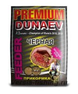 Прикормка Dunaev Premium 1кг Feeder (чёрная)