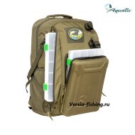 Рюкзак Aquatic РК-02 рыболовный с коробками Fisherbox (хаки)