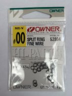 Кольцо заводное Owner 52803/52804 Split Ring Fine Wire