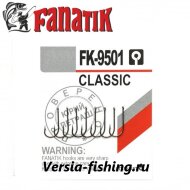 Крючок одинарный Fanatik  FK-9501 Classic 8, 8 шт/уп 