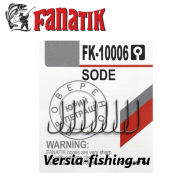 Крючок одинарный Fanatik FK-10006 Sode 6, 9 шт/уп 