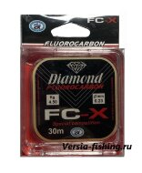 Леска Grows Culture Diamond FC-X 30м 0,16мм/2,8кг флюорокарбон    