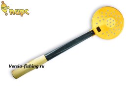 Черпак пластиковый Пирс пенопластовая ручка черно-желтый