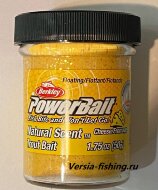 Паста форелевая Berkley Powerbait Natural Scent Glitter Trout Bait (50гр) Cheese Glitter