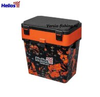 Ящик для зимней рыбалки Helios Shark (HS-IB-19-SHO) оранжевый
