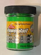 Паста форелевая Berkley Powerbait Natural Scent Glitter Trout Bait (50гр) Garlic Spring Green