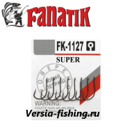 Крючок одинарный Fanatik FK-1127 Super 4, 10 шт/уп 