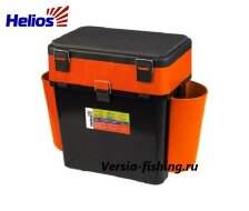 Ящик рыболовный зимний Helios FishBox 19л оранжевый
