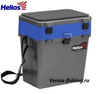 Ящик рыболовный зимний Helios FishBox 19л без карманов, синий