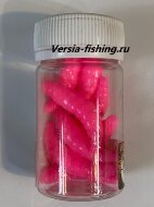 Мягкая приманка Red Machine Larva (Личинка) 35мм #014 сыр (10шт в уп) Pink