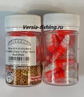 Мягкая приманка Red Machine Larva (Личинка) 35мм #029 сыр (10шт в уп) Red/White 